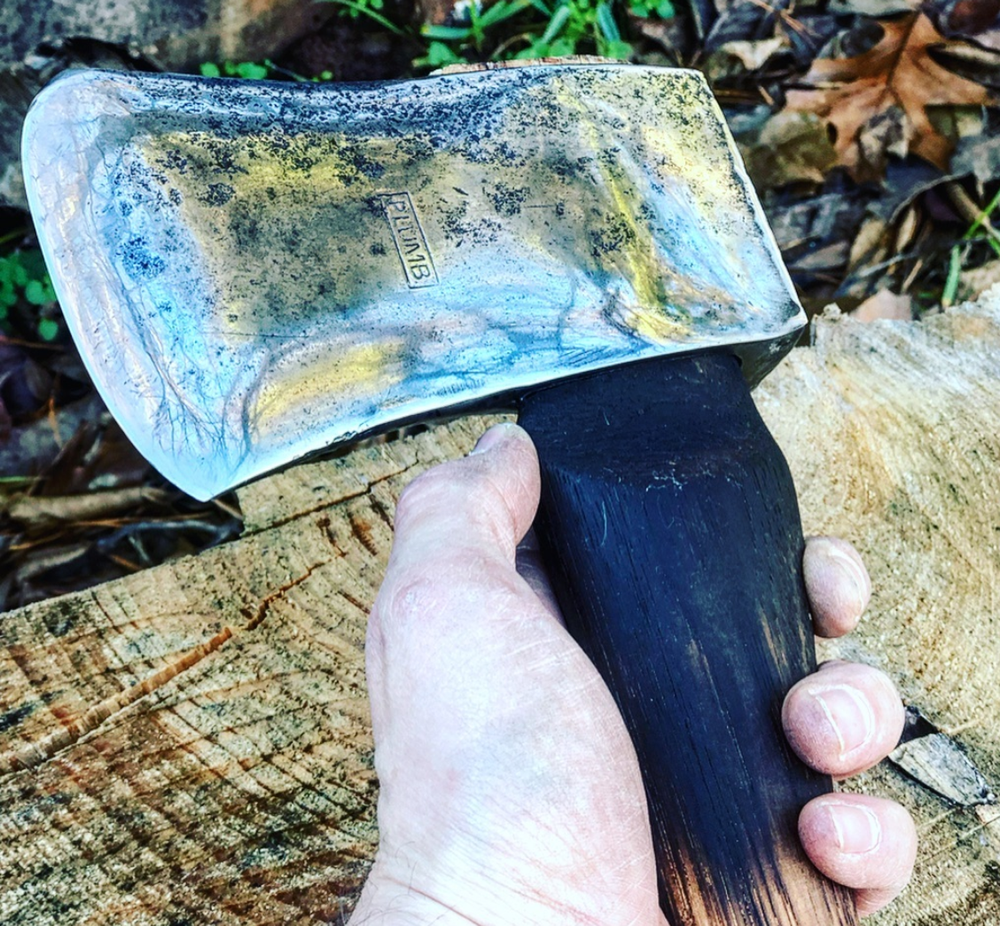Vintage Restored Single Bit Axe (Full Size) — Richardson Axeworks